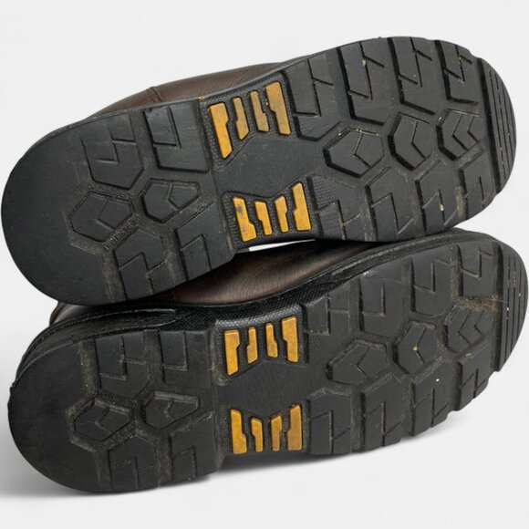 Herman Survivors Men's 10 Leather Steel Toe Waterproof Boots Cowboy Work Biker - Picture 10 of 14